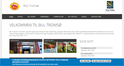 Desktop Screenshot of bul-tromso.no